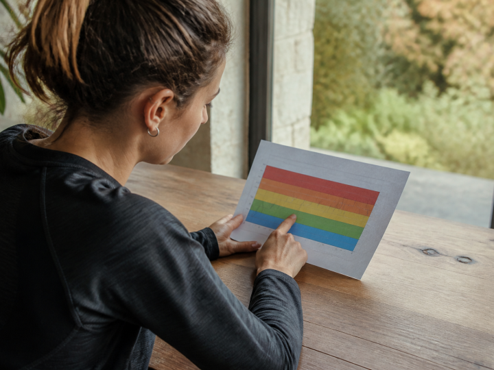 personne consultant graphique zones intensite effort sportif